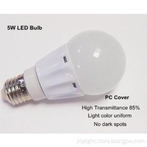 Elegant Design E27 5W China LED Bulbs Light